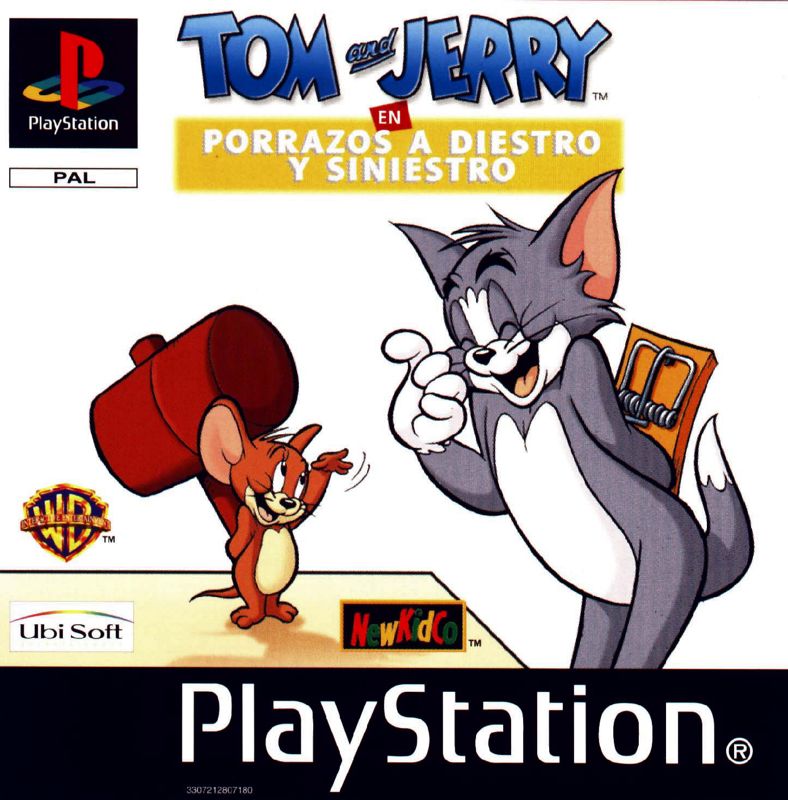 Tom and Jerry In House Trap box art for Playstation